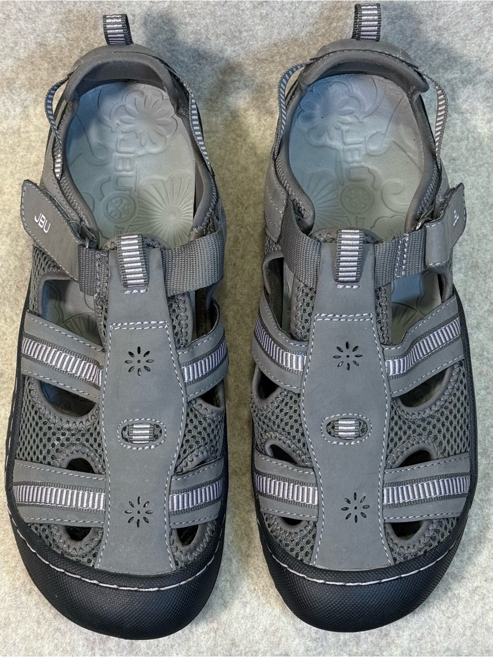 JBU Tahoe Style Women’s Water/Hiking Shoes in Gray and Lavender Eco Friendly 8.5